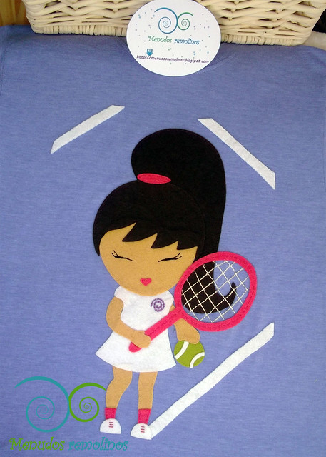 Camiseta personalizada Tenis Niña