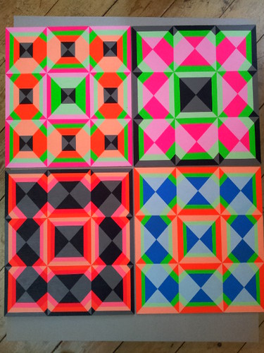 Tiles 1-4 by Carl Cashman