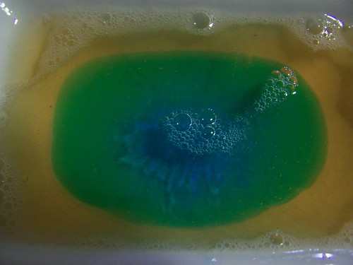 may 002 Blue in orange soap