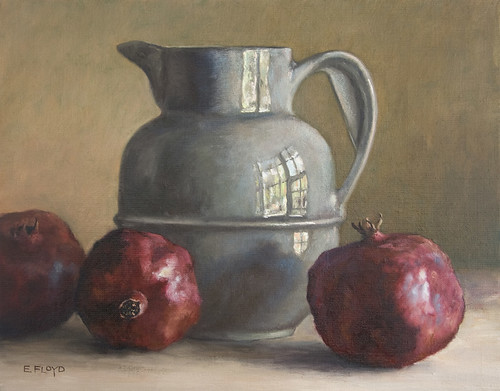 Still Life with Pitcher and Pomegranates