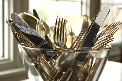 Cleaning Silverware for Pennies