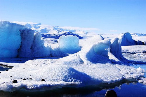 Icebergs galore at Jökulsárlón, Iceland