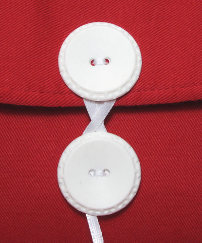 two buttons closeup