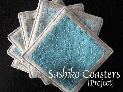 Sashiko coasters project