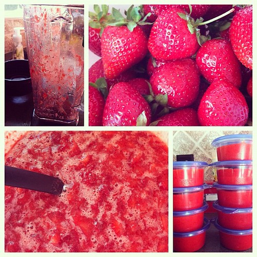 Making strawberry jam with my mom. #summerlist