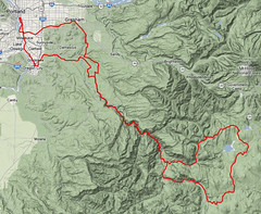 The route for the High Rock 300