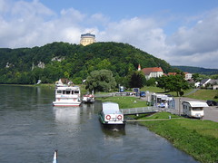 Auf der Donau vor Kelheim