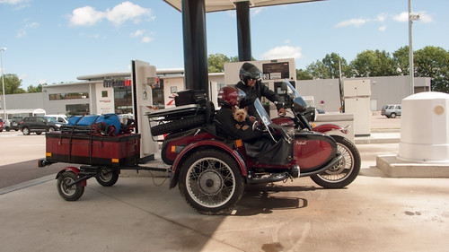 Motorcycle with sidecar
