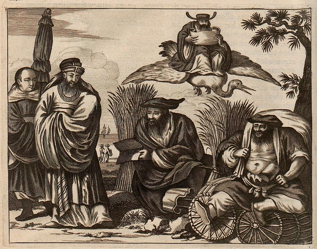 17th century European book illustration of China