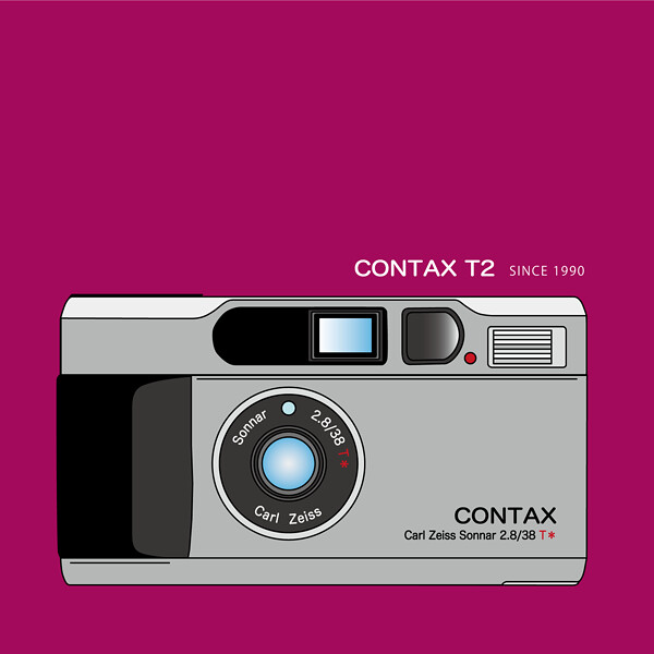 CONTAX T2 Illustration