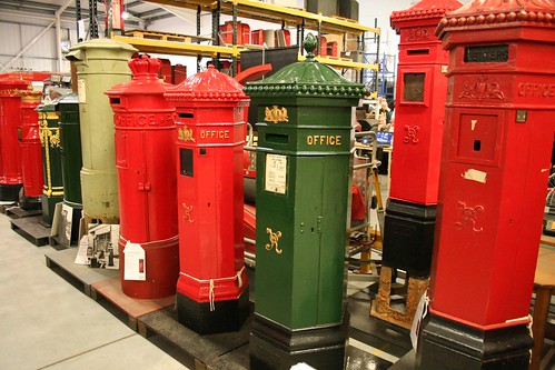 Modestly ornate letter boxes