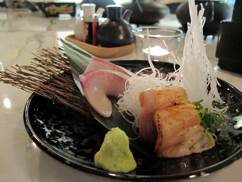 Seared sashimi