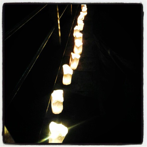 earth hour stairs