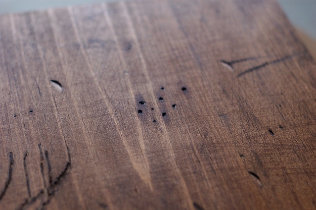 nail holes stain