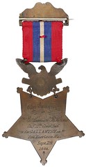 Medal of Homor awarded 1864 reverse