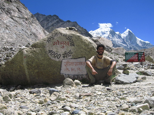 A más de cuatro mil metros de altura, cerca de alcanzar el origen del Ganges 