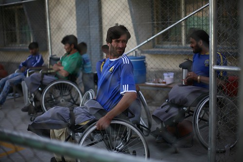 Kabul wheelchair basketball - ICRC orthopaedic center
