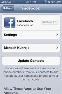 Facebook Integration iOS 6