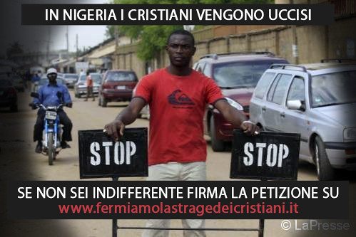 Firma la petizione per difendere i cristiani della Nigeria