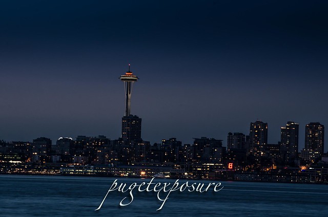 Seattle's Space Needle from Alki