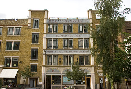 Old Reeves building in Dalston