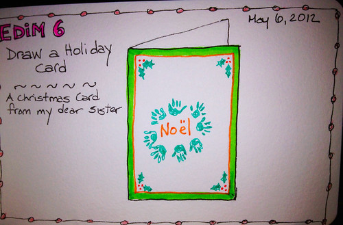 EDiM 6 Draw a Holiday Card