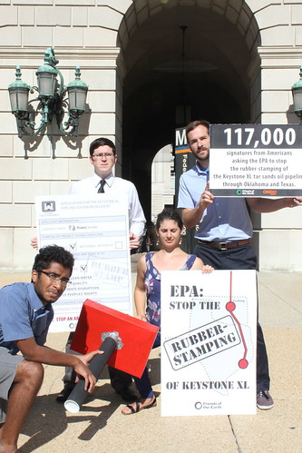 D.C. activists gather in front of the EPA headquarters