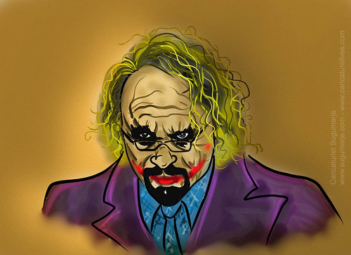 Joker-Heath Ledger-Dark Knite, Caricature, caricaturist, Sugumarje, Caricature Artist