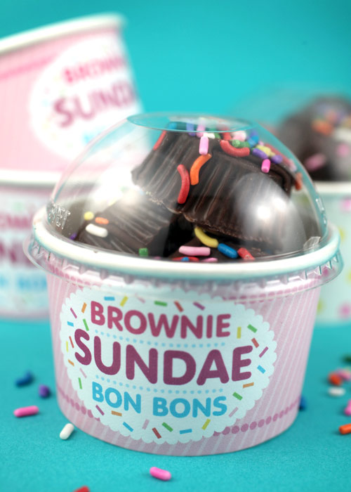 Brownie Sundae Bon Bons