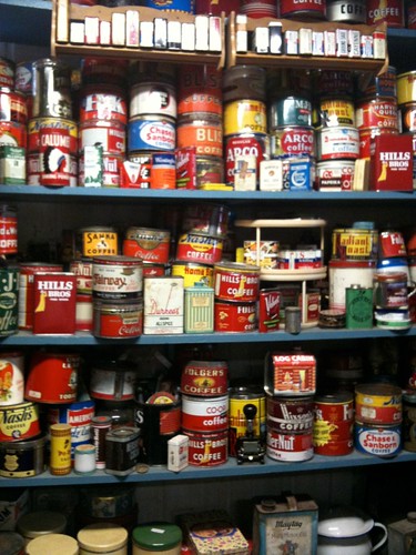 vintage coffee cans