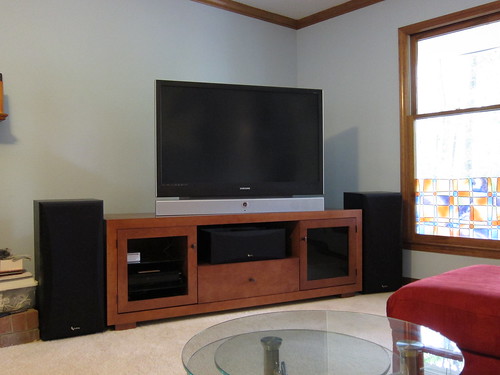 the new entertainment center