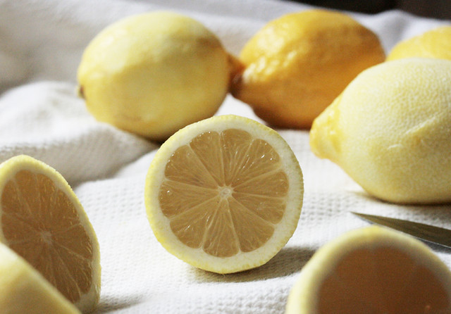 lemon, sliced