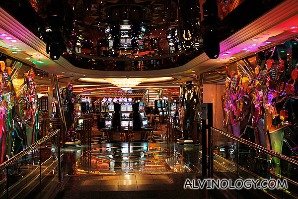 Entering the ship casino
