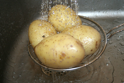 13 - Kartoffeln abschrecken / Refresh potatoes