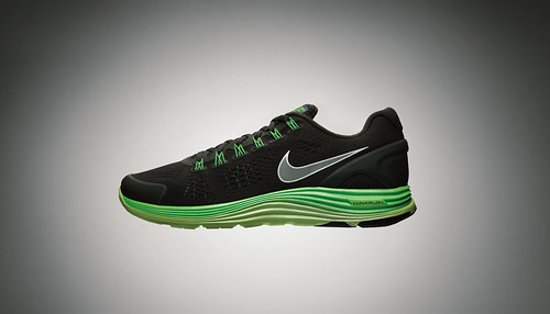 Nike LunarGlide+ 4 Black-Volt