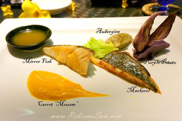 Fish - tanjong jara resort - Chef Florent Passard