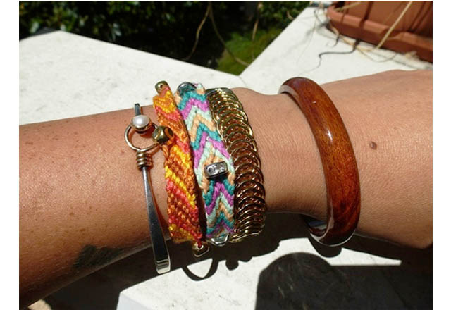 tina, bracelets, fair vanity fair trade, style challenge, giveaway, arm candy