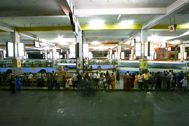 Inside Shivaji Nagar Bus Station