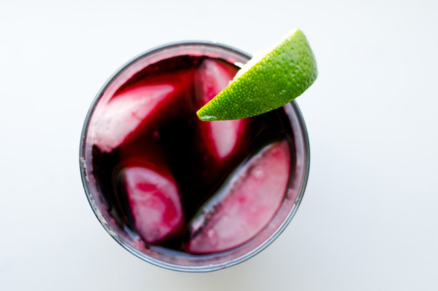 Hibiscus Tea with Lime 2 by Mary Banducci