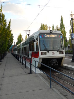 The trolley that brought me to Hillsboro