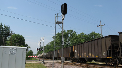 Northbound CSX unit coal train.  Glenview Illinois. Thursday, June 28th, 2012. by Eddie from Chicago
