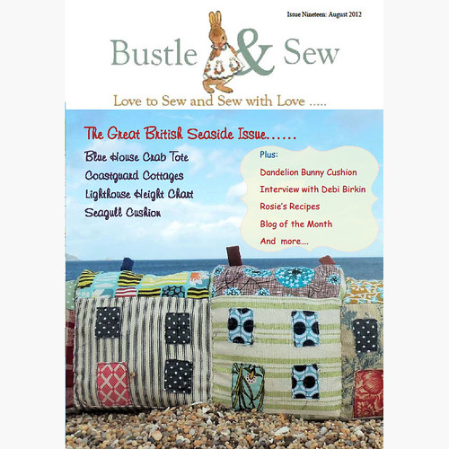 Bustle & Sew August e-zine