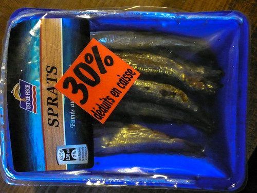 Smoked sprats bought at the Lidl
