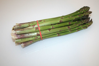 01 - Zutat Grüner Spargel / Ingredient green asparagus