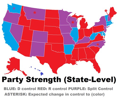 PARTY STRENGTH STATE GOVERNMENT