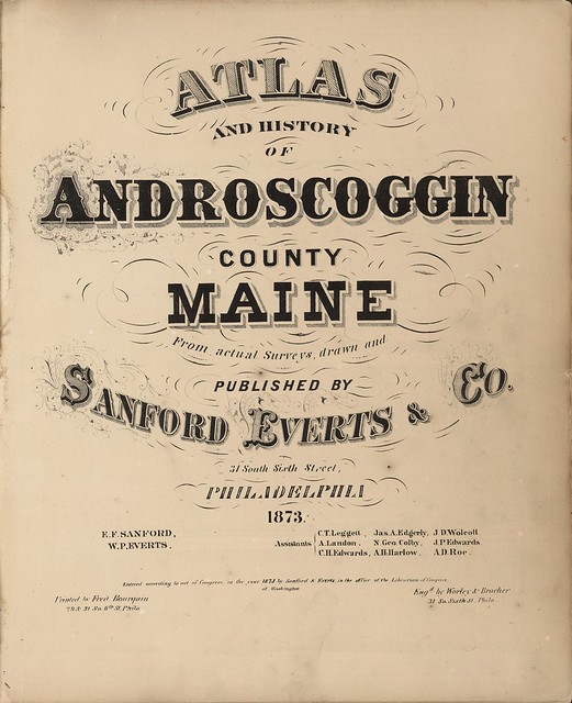 title page typography