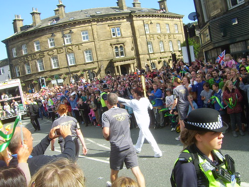 Chevin Walk, Cycle Race & Olympic Torch 032