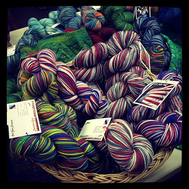 Olympic color ways!  #yarn #london #knit #knitting