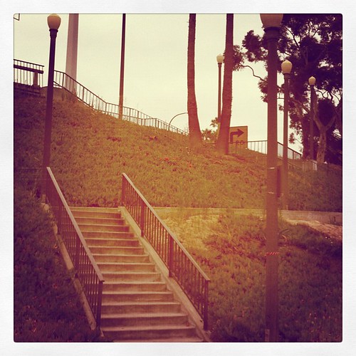 Stair workout done. Now ihop, Hollywood and Venice beach #busy