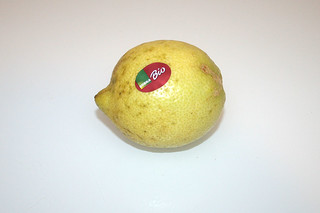 12 - Zutat Bio-Zitrone / Ingredient lemon